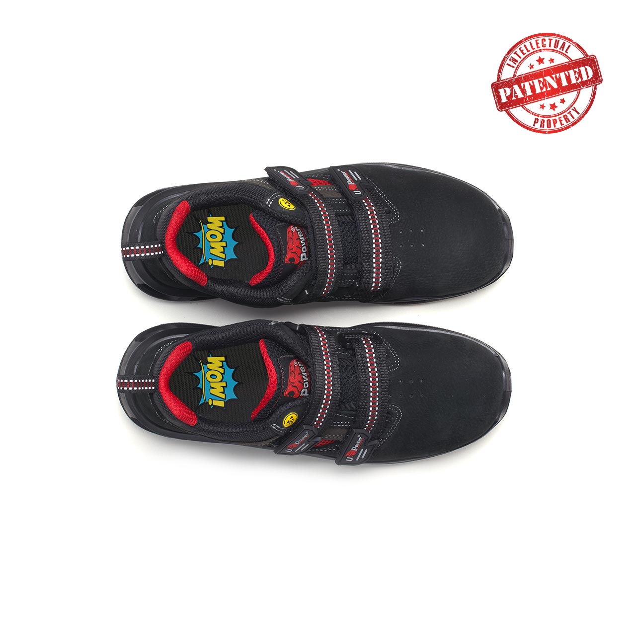 Chaussures de sécurité basses CODY ESD S1P SRC - Noir/Rouge image