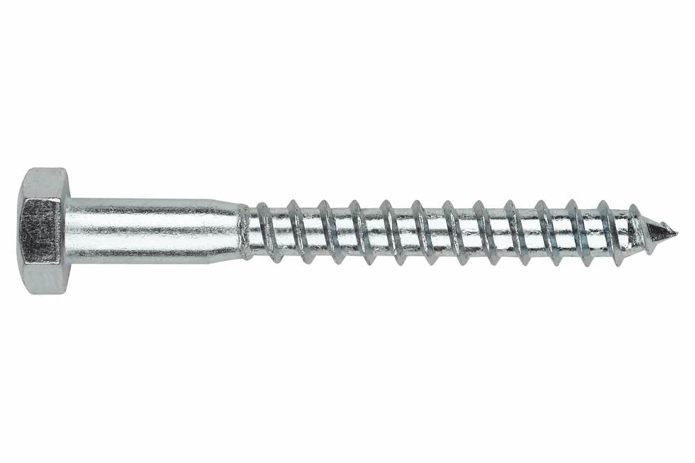Boite de 100 - Tirefond à visser pour bois et aggloméré - Tête hexagonale - Inoxydable A2 image