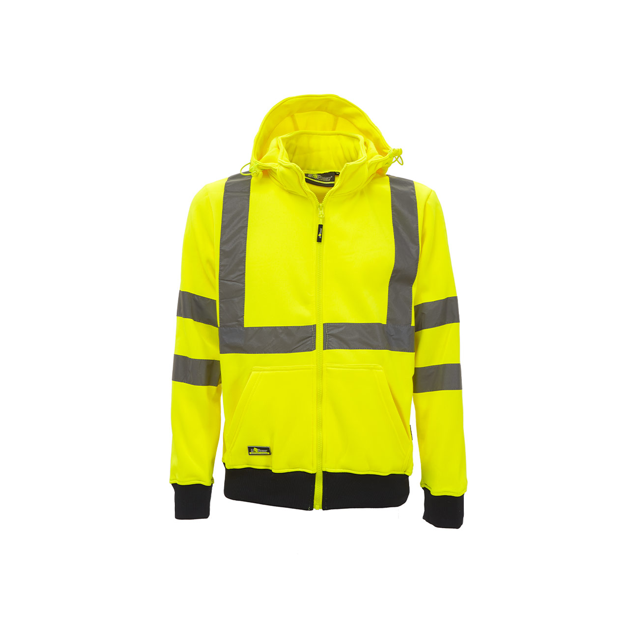 Sweat de travail haute visibilité avec zip MELODY - Jaune Fluo image