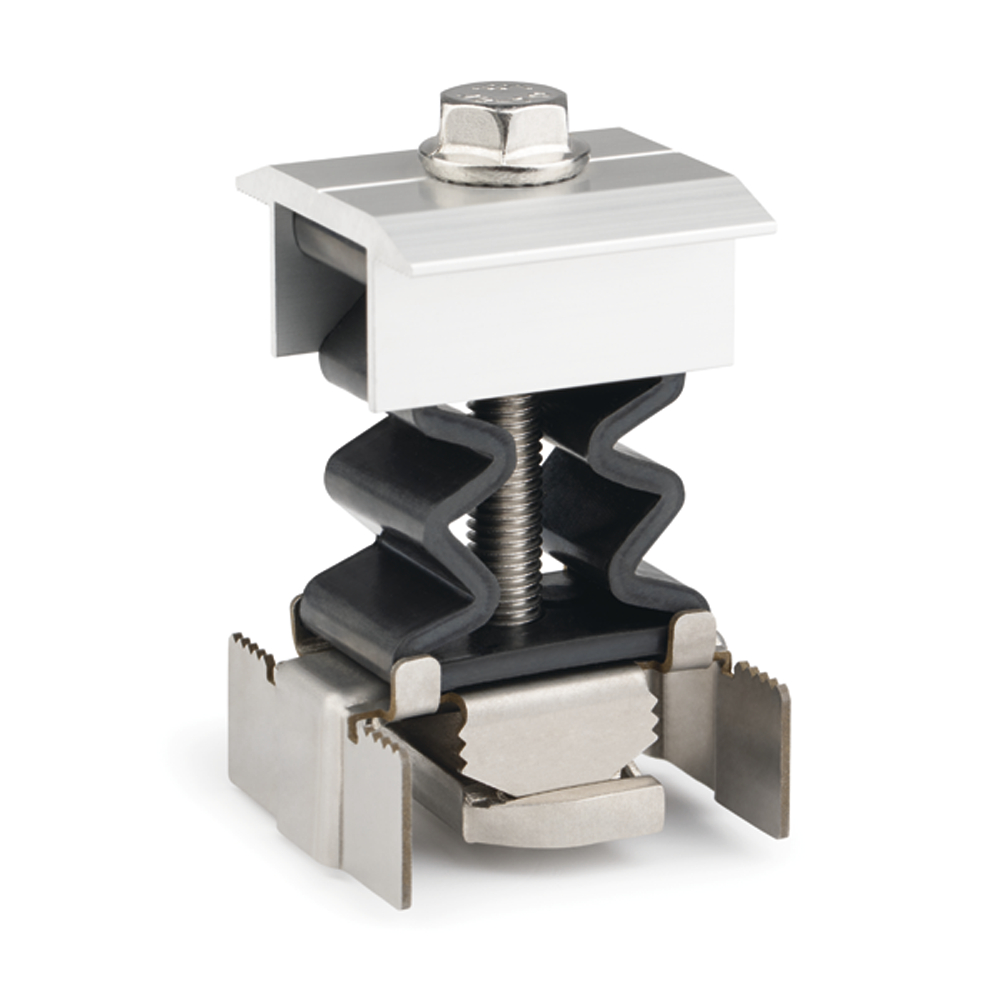 Boite de 10 - Pince rapide pour le montage des plaques - Inox A2 image