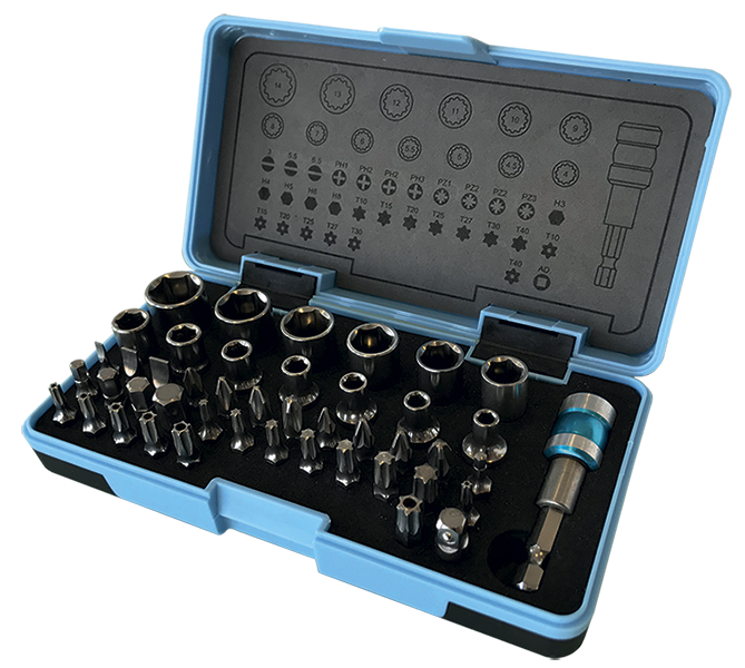 Coffret de douilles 1/4'' + embouts Inox 45 pièces Classic image