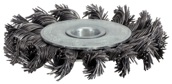 Brosse circulaire acier torsadé 0,5 mm image