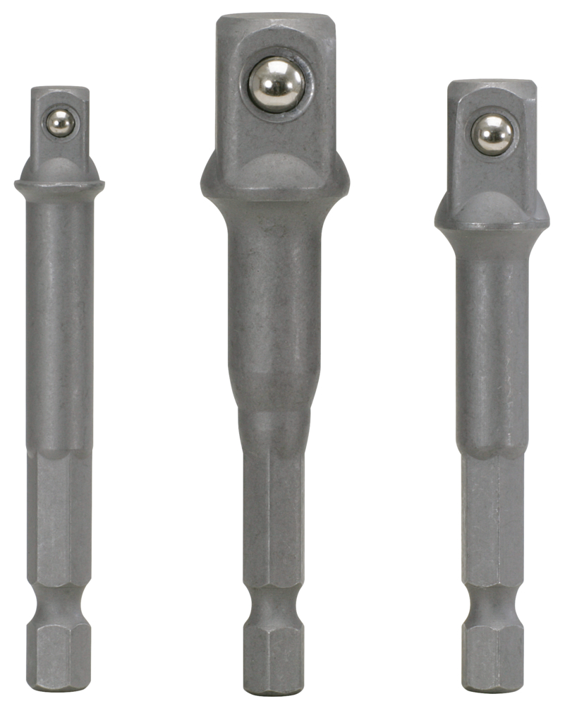Jeu de 3 adaptateurs porte-douilles, 1/4''-3/8''-1/2'' image