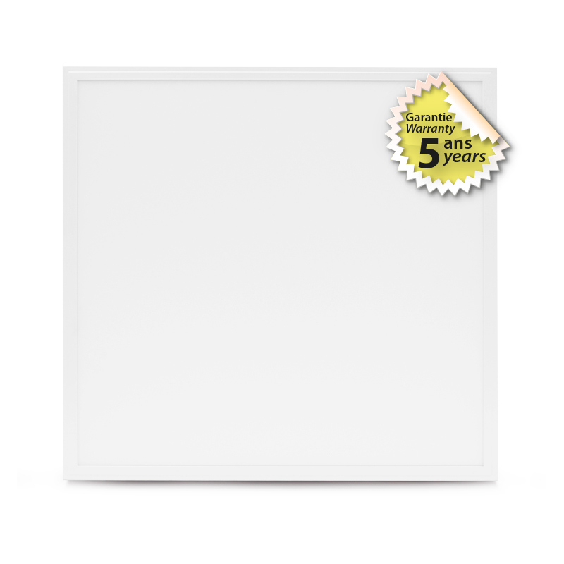 Plafonnier blanc Led Slim 595 x 595mm 36W prismatique GALAXIE image