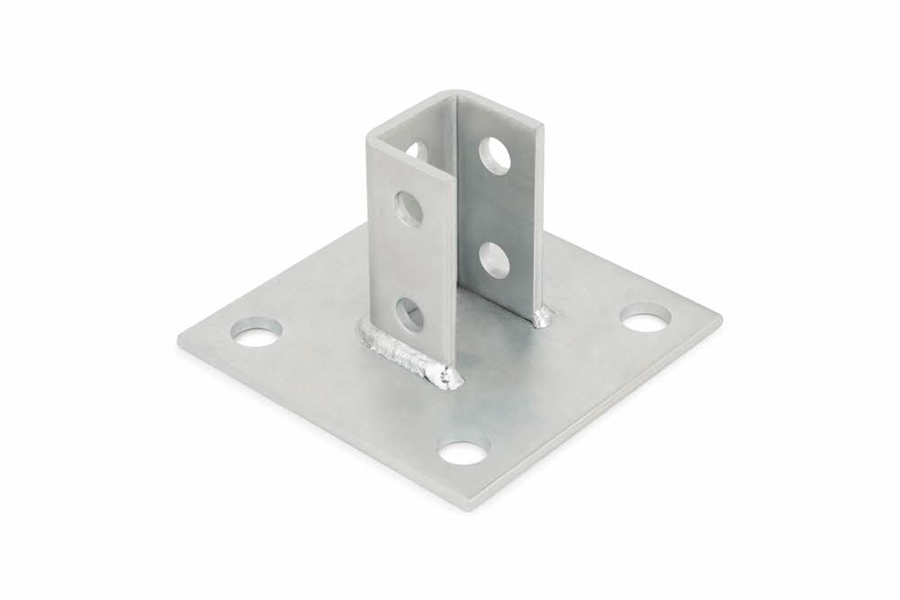Supports pour charges lourdes Indextrut Support base carrée "U" Indextrut image