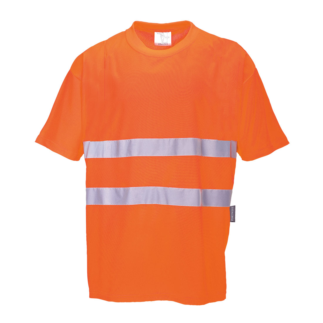 T-shirt confort coton Orange image
