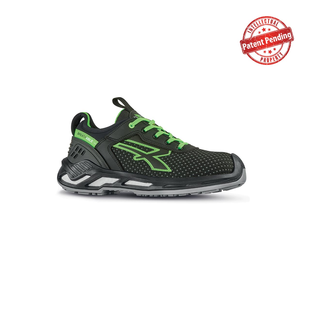 Chaussures de sécurité basses BRYAN ESD S3 CI SRC - Noir/Vert image