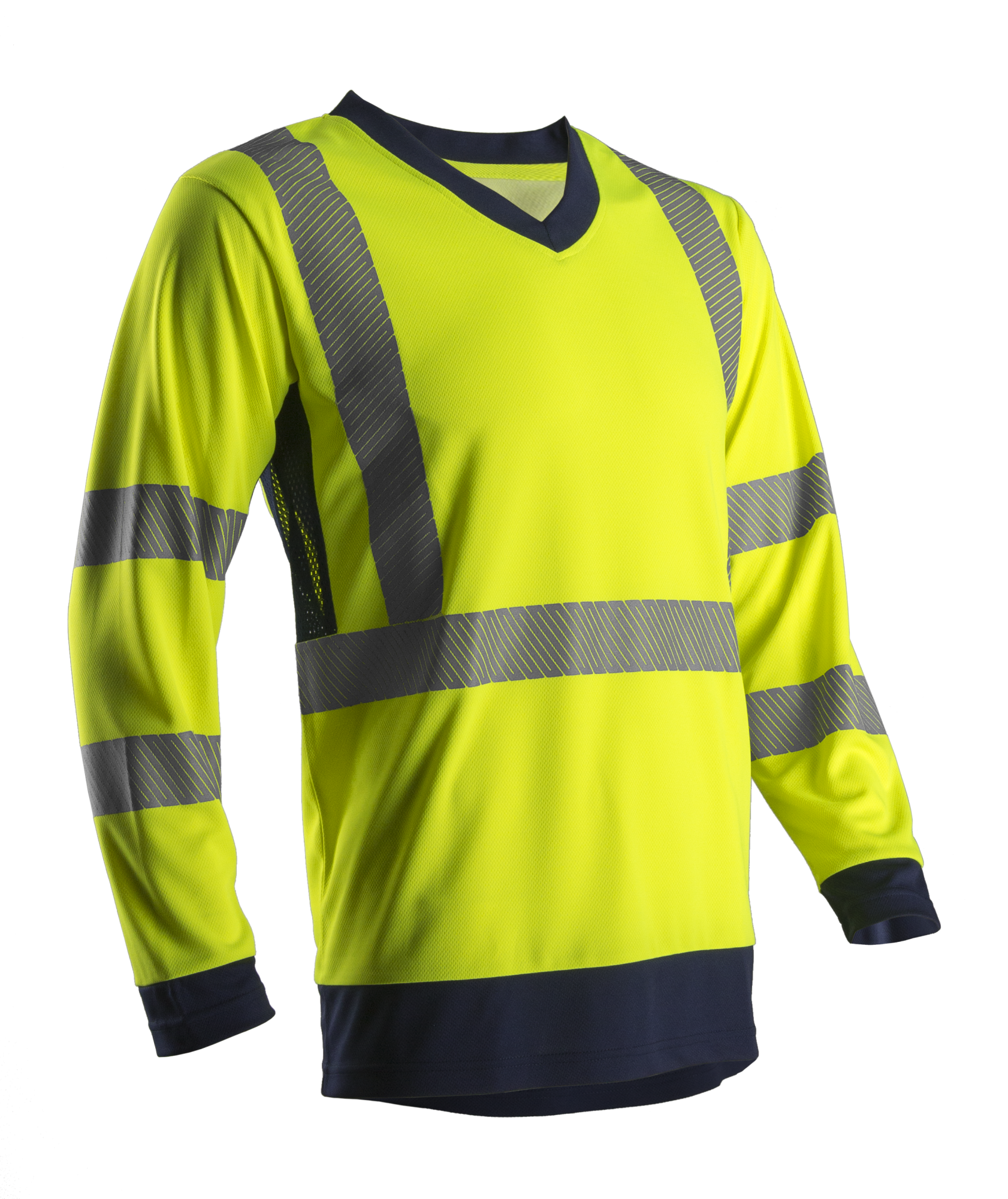 SUNO T-shirt de travail manches longues haute visibilité SUNO - Jaune Fluo image