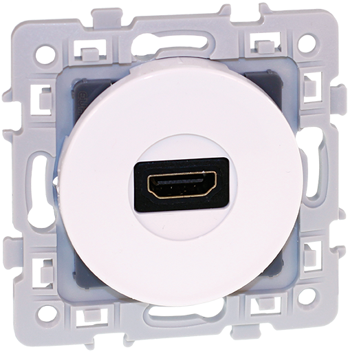 Prise HDMI 1.4 Blanc - SQUARE image