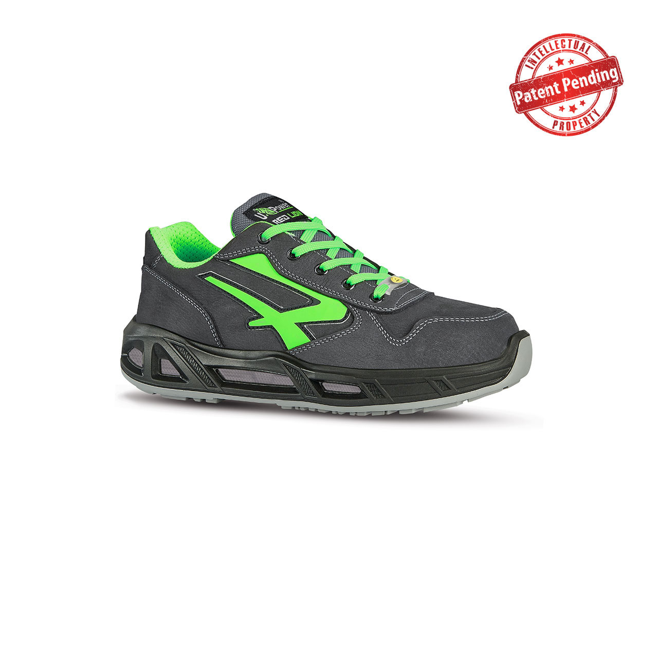 Chaussures de sécurité basses YODA CARPET ESD S3 CI SRC - Gris/Vert image