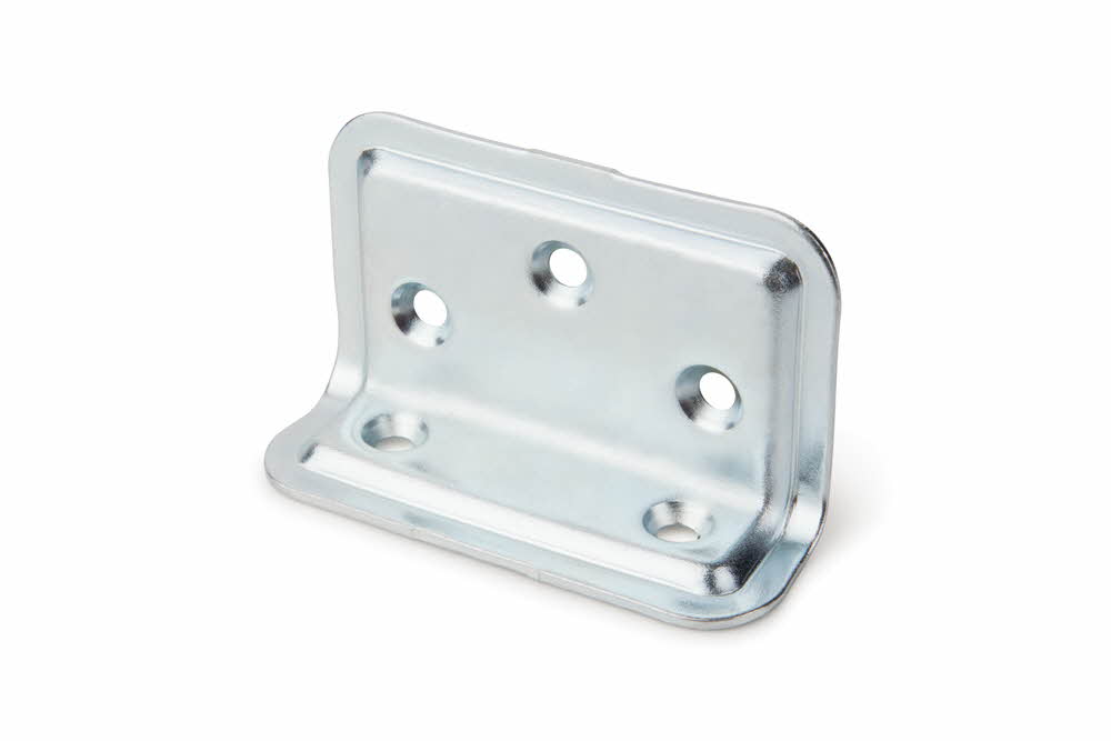 Équerres pour connecteurs bois - grande et réglable pour encastrement - Zingué image