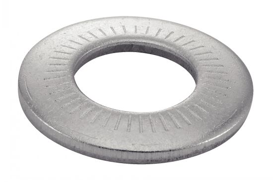 Rondelle conique striée serie étroite - Inox A2 image